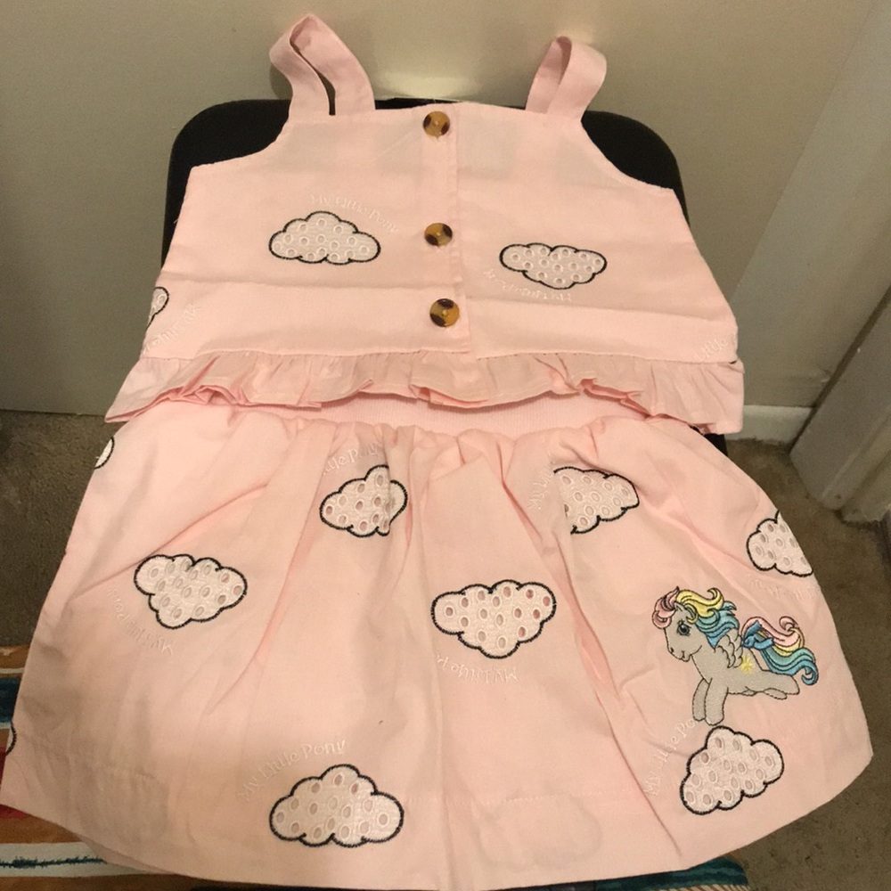 My little pony Pink Cloud and Unicorn Two-Piece Set